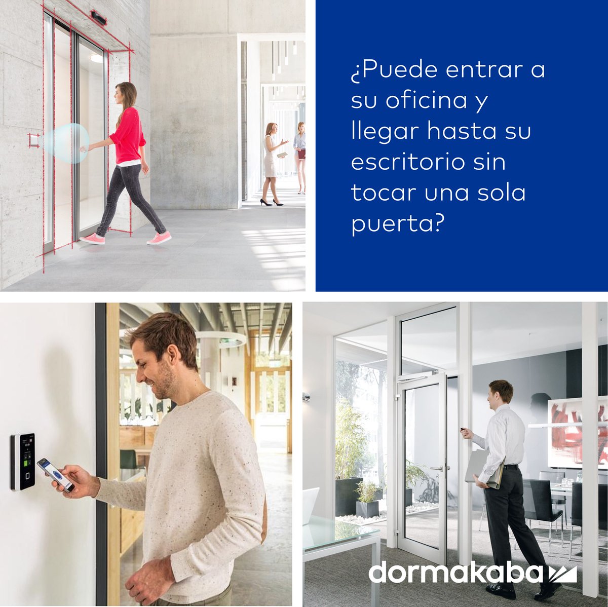 DitsLatam's tweet photo. Las soluciones de acceso sin contacto de #dormakaba son una innovación que garantizan que no sea necesario tocar las manijas de las puertas o la propia puerta para entrar de forma segura al lugar de trabajo.

#accesssolutions #ditsglobal https://t.co/8Gu17ASpsZ