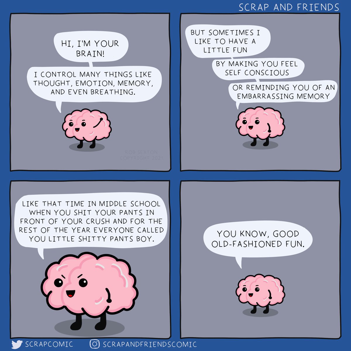 ScrapComic's tweet photo. Brain https://t.co/6qTlZbejtx