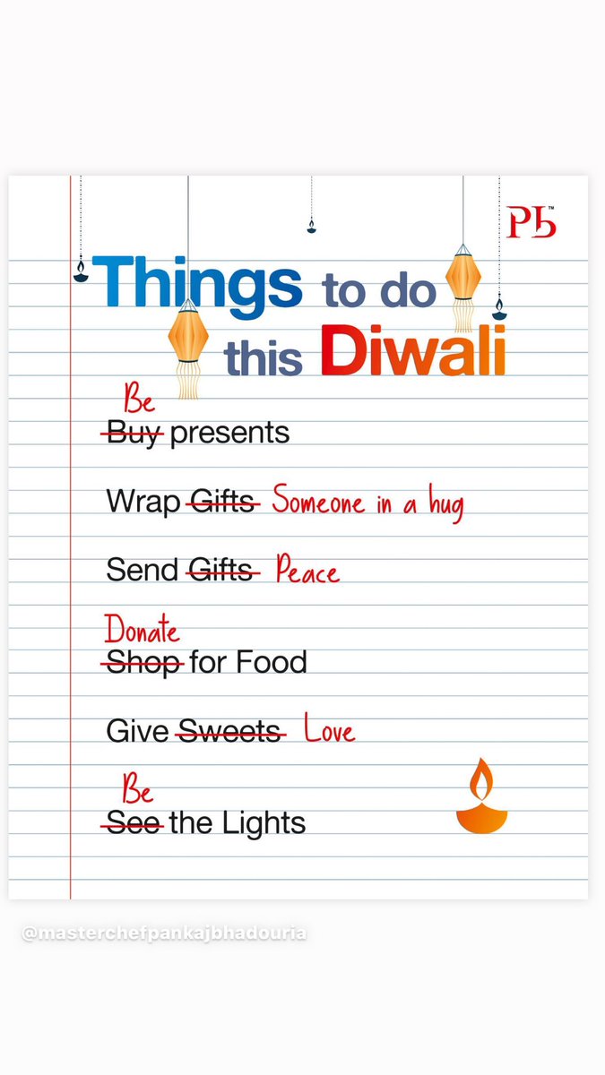 BhadouriaPankaj's tweet photo. This Diwali, add these things to your list of Things to do!
Wishing you a very Happy &amp; Prosperous Diwali!
.
.
.
#thingstodo #todo #diwali #happydiwali #diwalicelebration #deepawali #pankajbhadouria #hug #peace #love https://t.co/IKsVf268rN