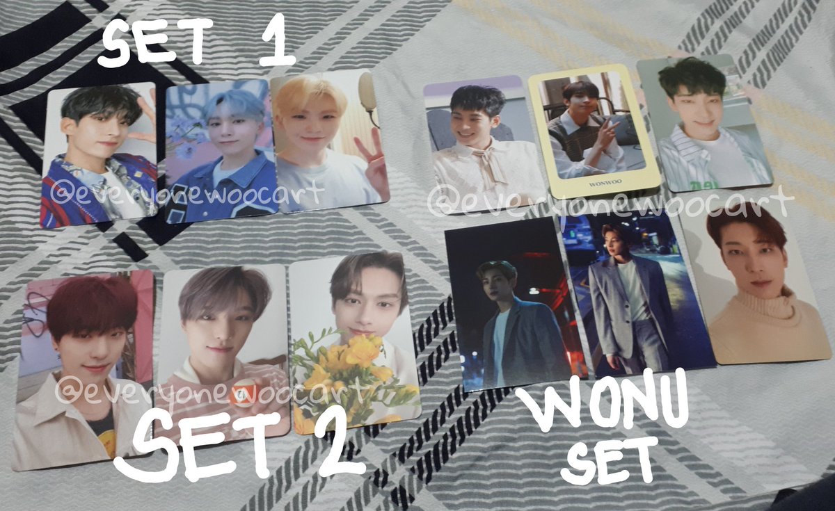 everyonewoocart's tweet photo. wts/lfb ph

seventeen photocards
-prices are on the pic
-set only
-payo (prio)/5 days reservation

mod: ggx
mop: gcash
loc: bacoor

- svt wonwoo jun dino seungkwan woozi dk ic dvd your choice semicolon henggarae yes24 lucky draw yzy fansign pc ver a bittersweet tc ymmd https://t.co/YGVsf7wlyh