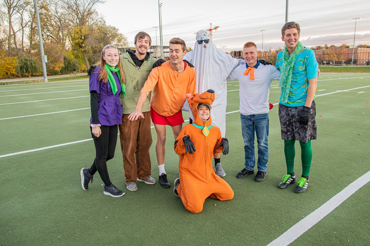 badgerband's tweet photo. Happy (Late) Halloween! To celebrate, we held our annual costume rehearsal, which is always a blast!

📸: @pxphotography 

#Wisconsin #marching #band #marchingband https://t.co/QFNx0aAU5L