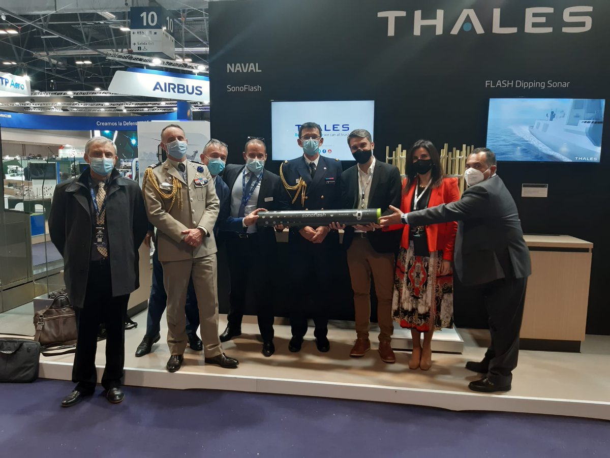 SAESoficial's tweet photo. 🇬🇧 SAES &amp; Thales agree to integrate Thales SonoFlash on SAES #sonobuoy processing. SAES &amp; 
@ThalesDefence declared their intention to reinforce their cooperation in #ASW, more particularly within Dipping Sonar and #SonoFlash: a new generation of sonobuoys. https://t.co/oqryeWig7q https://t.co/Q2XnsSoaSh