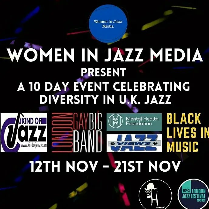 Thrilled to have our @WomeninJazzMed2 team night gig on Nov 21st listed as one of the top picks @LondonJazzFest 🖤💚🤍
in @EveningStandard @JazzKittenWendy @KimCypher  @RouhangezeB @larr95 @ashainewhite @j_steps1
#WeAreJazz 🙅🏻‍♀️😎 #womeninjazzmedia 
@TLVenue  
#jazzcommunity #jazz