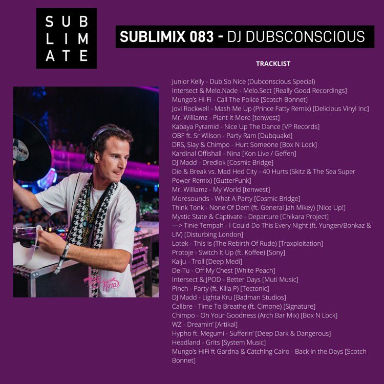 🔥🔊 New Guest Mix for <a href="/SublimatePDX/">SUBLIMATE RECORDS</a> is now live! soundcloud.com/sublimaterecor…
#Dancehall #BassMusic #Dubstep #Reggae #Halftime #Dubconscious #SublimatePDX