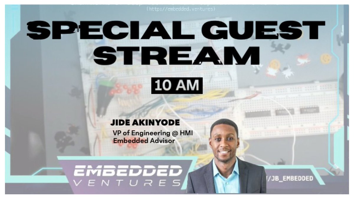 EmbeddedVC's tweet photo. WE ARE LIVE ON TWITCH WITH A SPECIAL GUEST! Link is below!
#WomeninTech #WomeninVC #8bitcomputerbuild #EmbeddedVC #BuiltOnTwitch
https://t.co/kaivM2LdIi https://t.co/Ew3YDsi3iT
