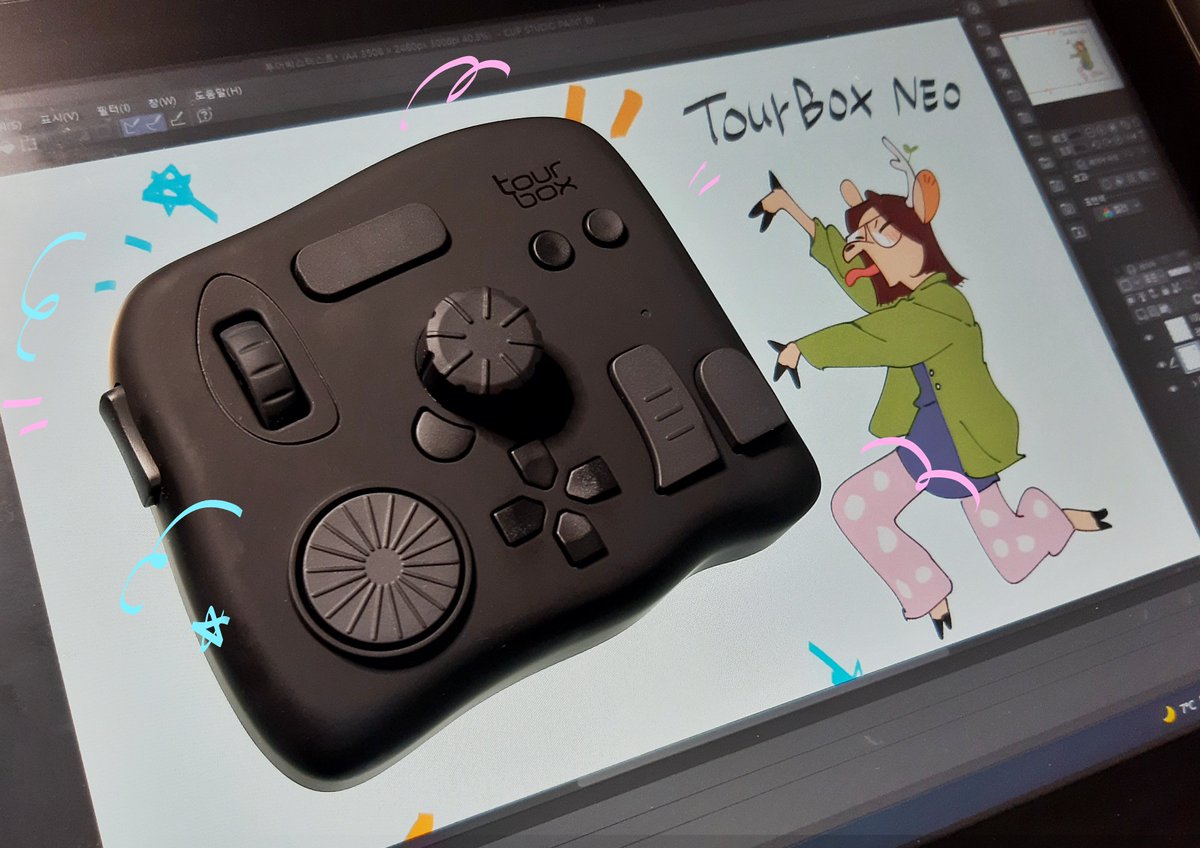 ✨TOURBOX NEO (투어박스 네오) 에서 협찬받아
사용해봤습니다!
설치&사용법도 엄청 간단하고
사용할때 밀림X 손에 착 감겨서 편해요!
매번 귀찮게 컨트롤+S 컨트롤+z 누르던 날들
이젠 안녕~!👏
구매링크: https://t.co/vvY0HmV4bw
할인코드: ROK (10달러 할인됩니다!)
@TourBoxKorea
#TourBox