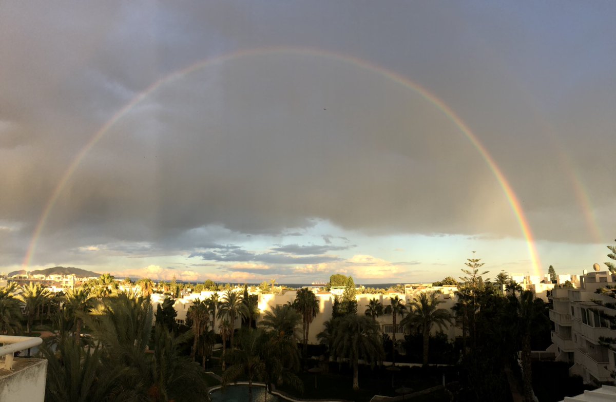 MBalius's tweet photo. @tiempobrasero los dos arco iris de Vera, Almería https://t.co/ToOPD5zrjY