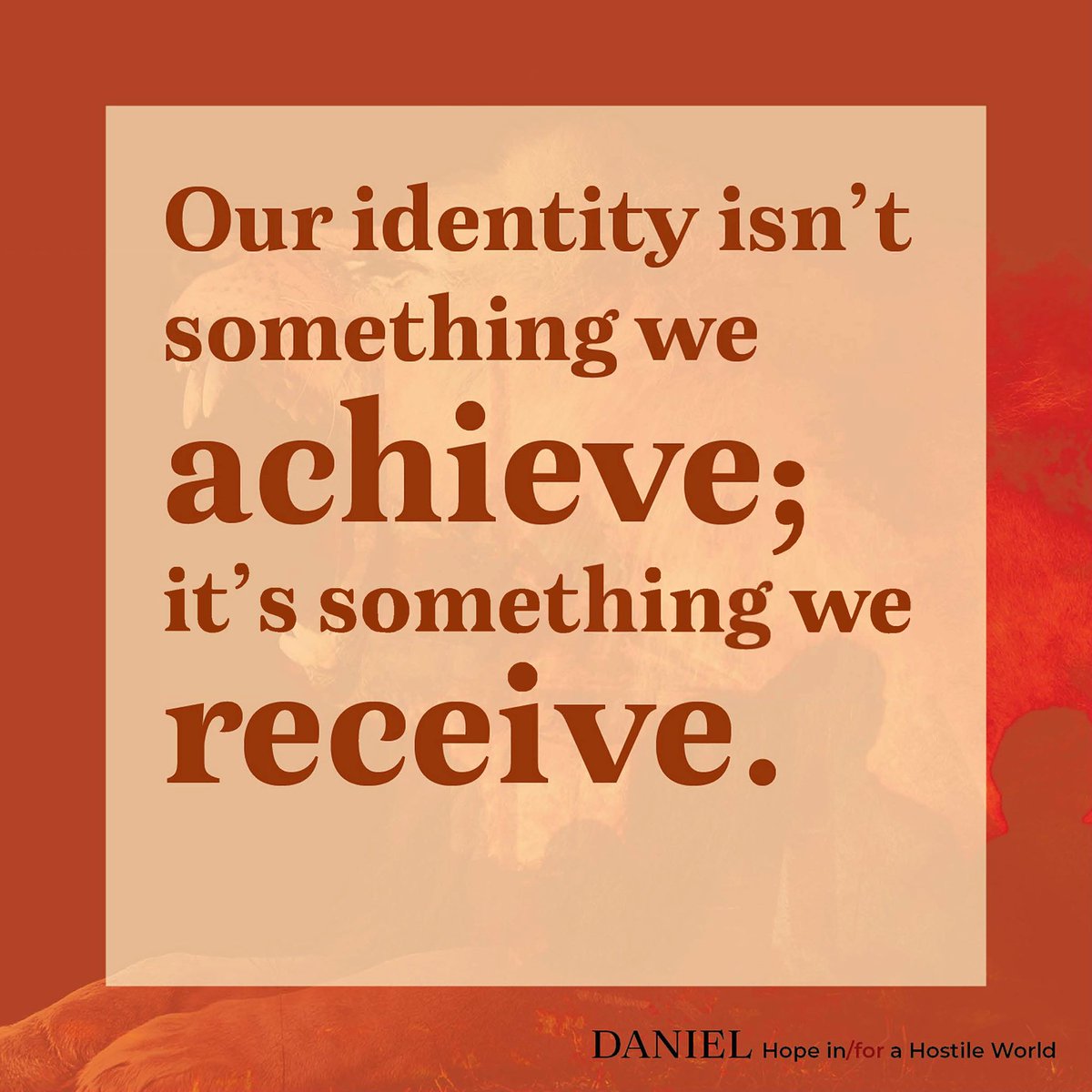 PrairieRidge's tweet photo. What a great reminder. No matter what the world says about you, God calls you His child. This is your true identity.
#Daniel #biblequotes https://t.co/ActWu59sxi