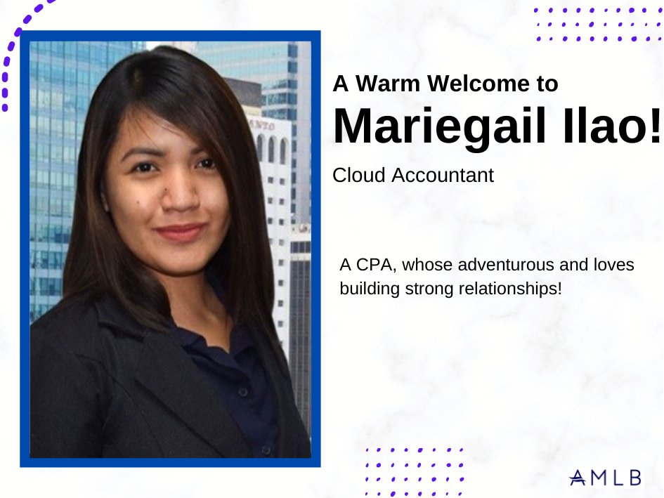 Welcome to the team Mariegail Ilao, CPA!