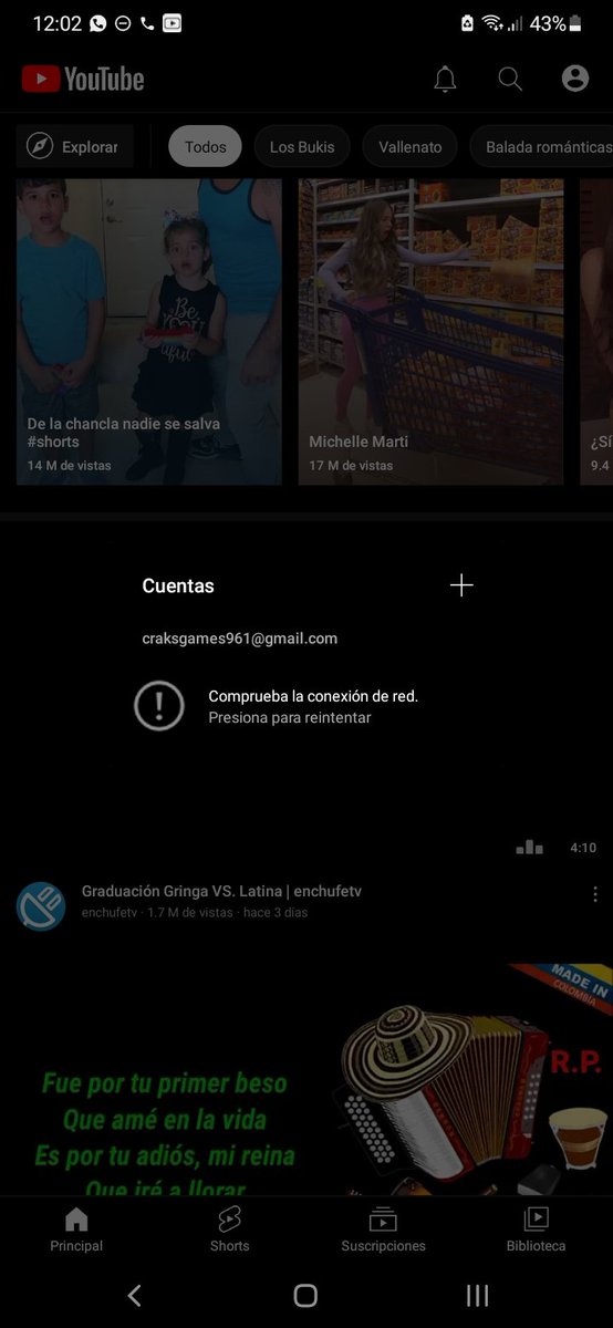 Alb3rt_XD's tweet photo. @YTVanced Como puedo solucionar esto? https://t.co/0YyuaflXyj