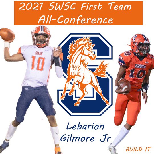 Congratulations to <a href="/JustinObradovi1/">Justin Obradovich</a> <a href="/Timothy01338927/">Timothy “TJ” Griffin Jr.</a> &amp;Lebarion Gilmore on being selected first team All-Conference in the SWSC!

#BUILDIT