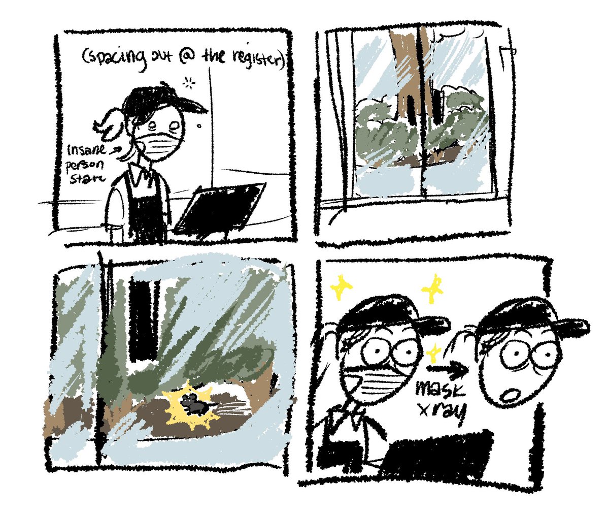 more assorted work comics cuz i gotta make it funny somehow 