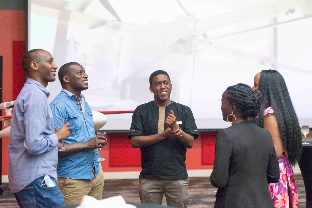 ZiplineRwanda's tweet photo. As we wrap up our 5⃣- year anniversary celebrations, here is a fun #ThursdayThrowback to when all our team members and partners gathered at Kigali Convention Center to toast to the completion of 5 brilliant and successful years. Here's to many more! #ZiplineAt5 #FlyZipline 🎉 https://t.co/94LSReEkm0