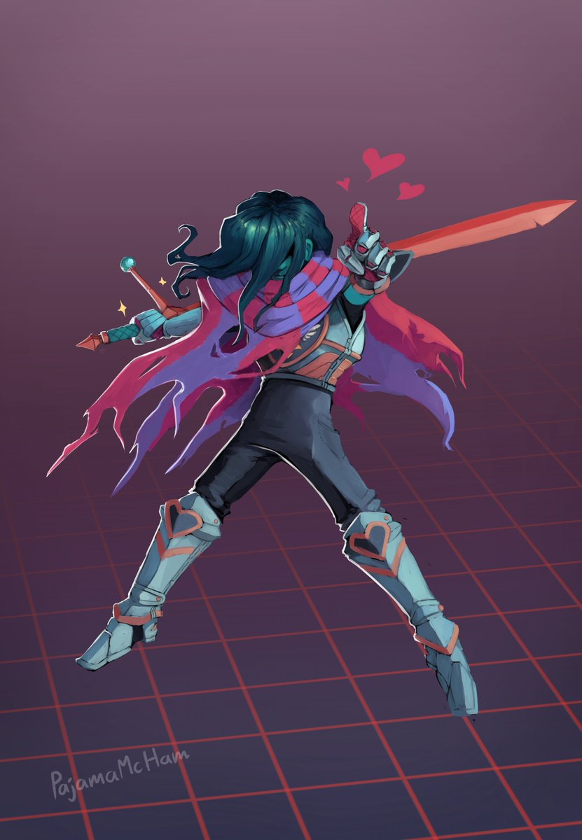 PajamaMcHam's tweet photo. A Kris from #DELTARUNE https://t.co/npM4wZGm6J