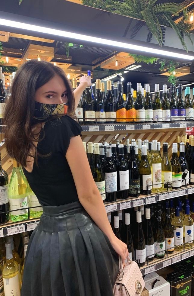 LearnToAttract's tweet photo. You're shopping at your local wine store, and this young woman notices you checking her out.

How do you open? https://t.co/sbUYswoNVw