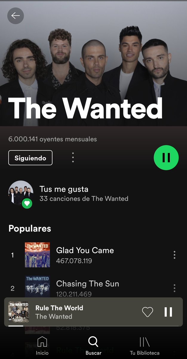 SivaIsMine's tweet photo. GENTE!!!! The Wanted superó los 6 millones de oyentes mensuales y Rule The World está a nada de llegar al Millón!!!!
Demos todo el apoyo que podamos!! https://t.co/RWP4i2br7C