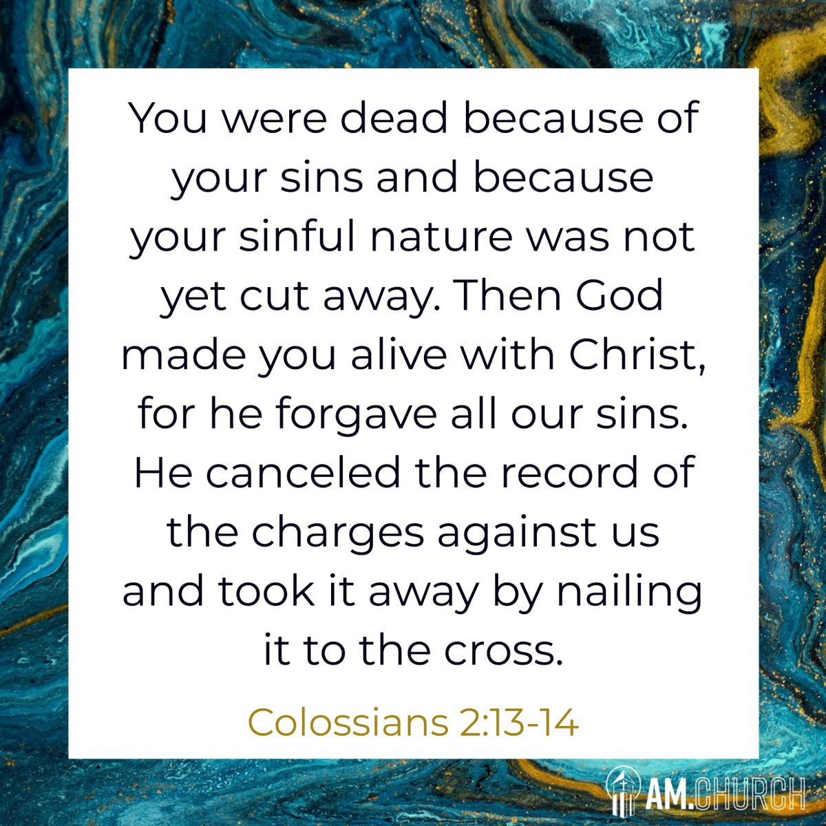 LoveAMChurch's tweet photo. Satan loves to put an "IF" between God and you ("If you were a real Christian . . .").  But your identity is not based on conditions; it is rooted in the finished work of Jesus!

What are some of your other favorite "identity" scriptures? https://t.co/zTM0tCusnw