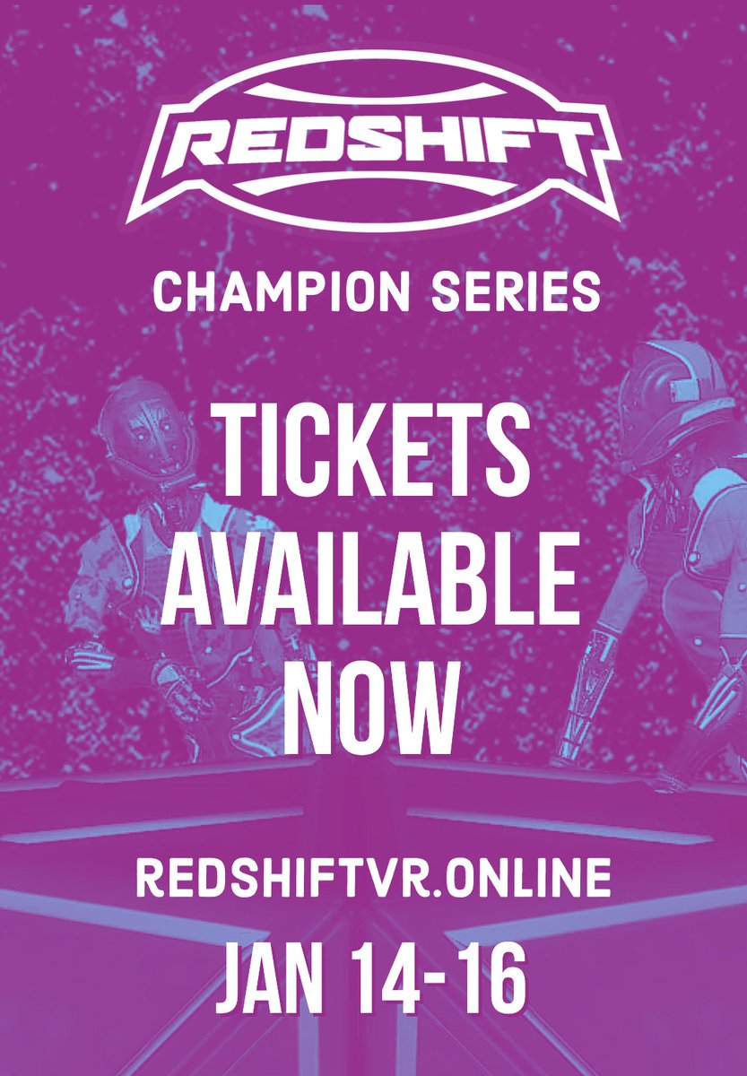 We all know you don’t wanna miss it 👀

Check out: redshiftvr.online/champion-series for more info!