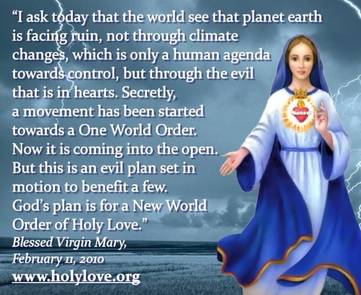 ProLifeRosary's tweet photo. Planet earth faces ruin NOT through #climatechange but through evil that is in hearts. 

#climate #ClimateAction #COP26 #China and #Russia #environment ‘One World Order’ #Bezos #ClimateResearchInAction https://t.co/DZoKkHrHV1