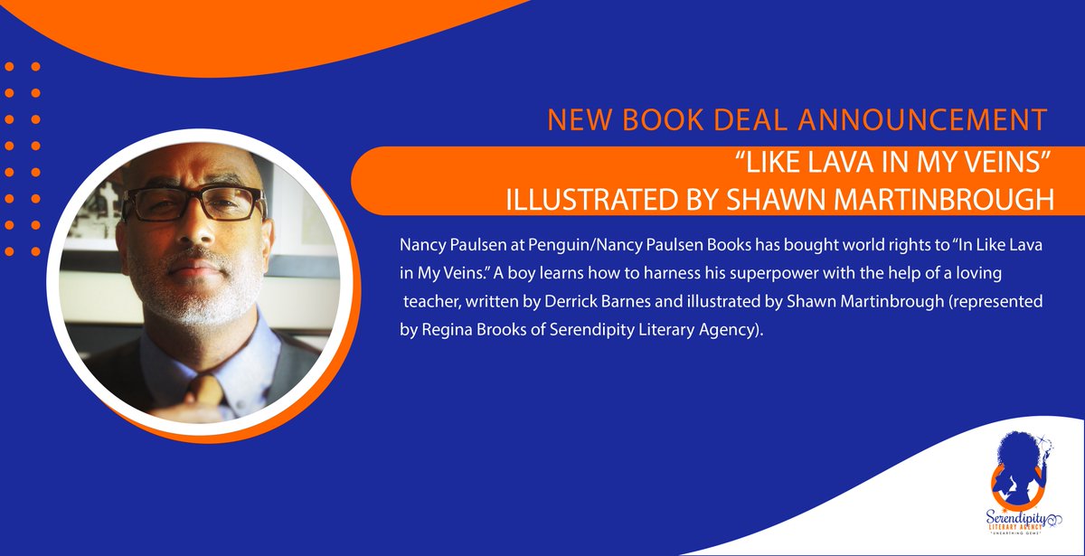 Congratulations to #SerendipityLit illustrator Shawn Martinbrough on his latest deal!

@smartinbrough #LikeLavaInMyVeins @PublishersWkly @nancyrosep