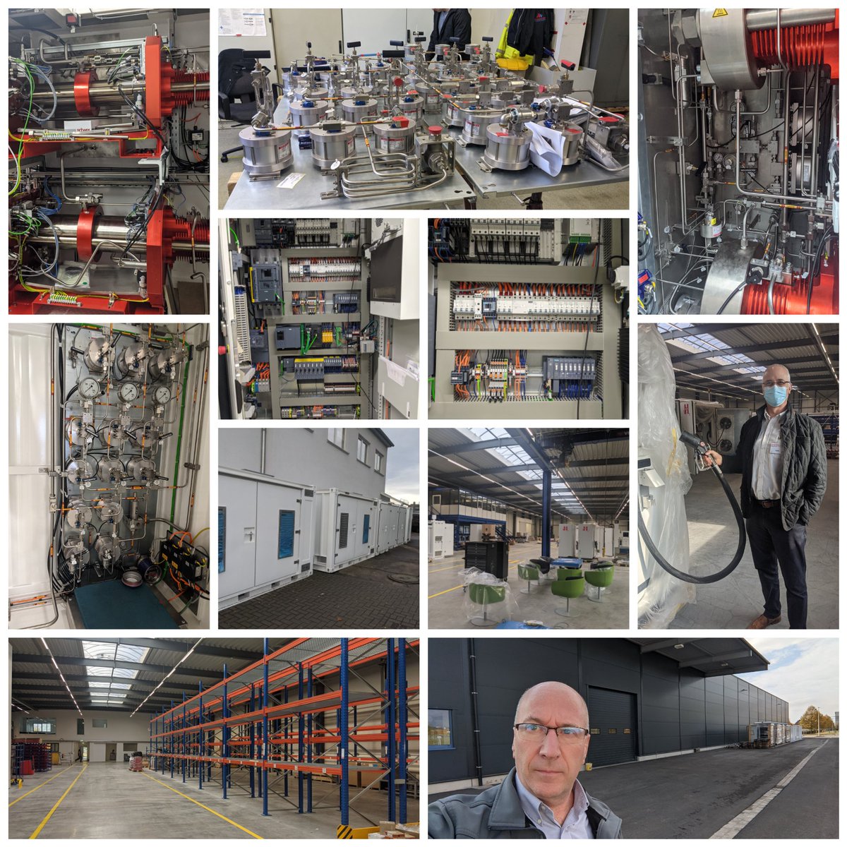 MaximatorUK's tweet photo. Peter, Craig and Jon spent most of last week at Maximator's Global headquarters in Nordhausen, Germany, getting to grips with the firm's latest Hydrogen refuelling technologies.

For more, visit https://t.co/XC9O6DfqzS

#hydrogenfuel #maximator #hydrogenrefuelling #nordhausen https://t.co/d60YoTO6Rm