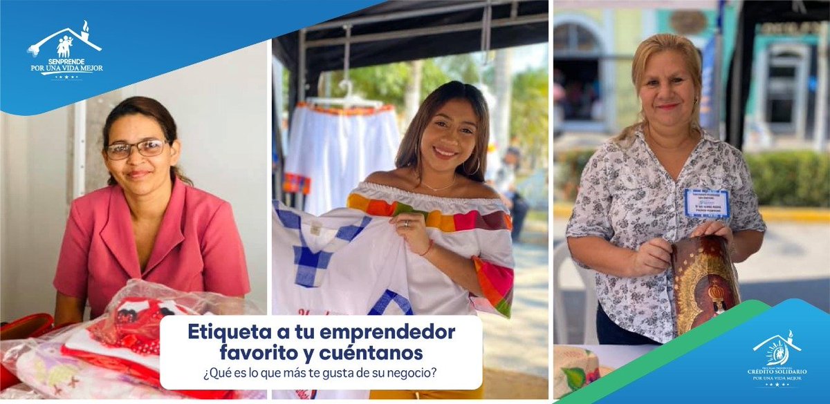 Banca_Solidaria's tweet photo. ¡Deja tu comentario! Y recomienda a tu emprendedor favorito. 🤗😎
.
.
#PorUnaVidaMejor #EmprendedoresPorUnaVidaMejor #CréditosPorunaVidaMejor #SenprendePorUnaVidaMejor
#emprede #emprendedoras #sueñagrande #mentalidadpositiva #caminoalexito #prestamos https://t.co/vwe4wskeqM