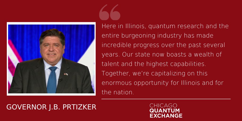 Thank you @GovPritzker for your remarks at the Chicago Quantum Summit today on how Illinois is becoming the nation’s leader in the quantum economy. @ChicagoQuantum, based at @UChicagoPME, is anchored by @UChicago, @argonne, @Fermilab, and @Illinois_Alma. #midwestquantum #quantum