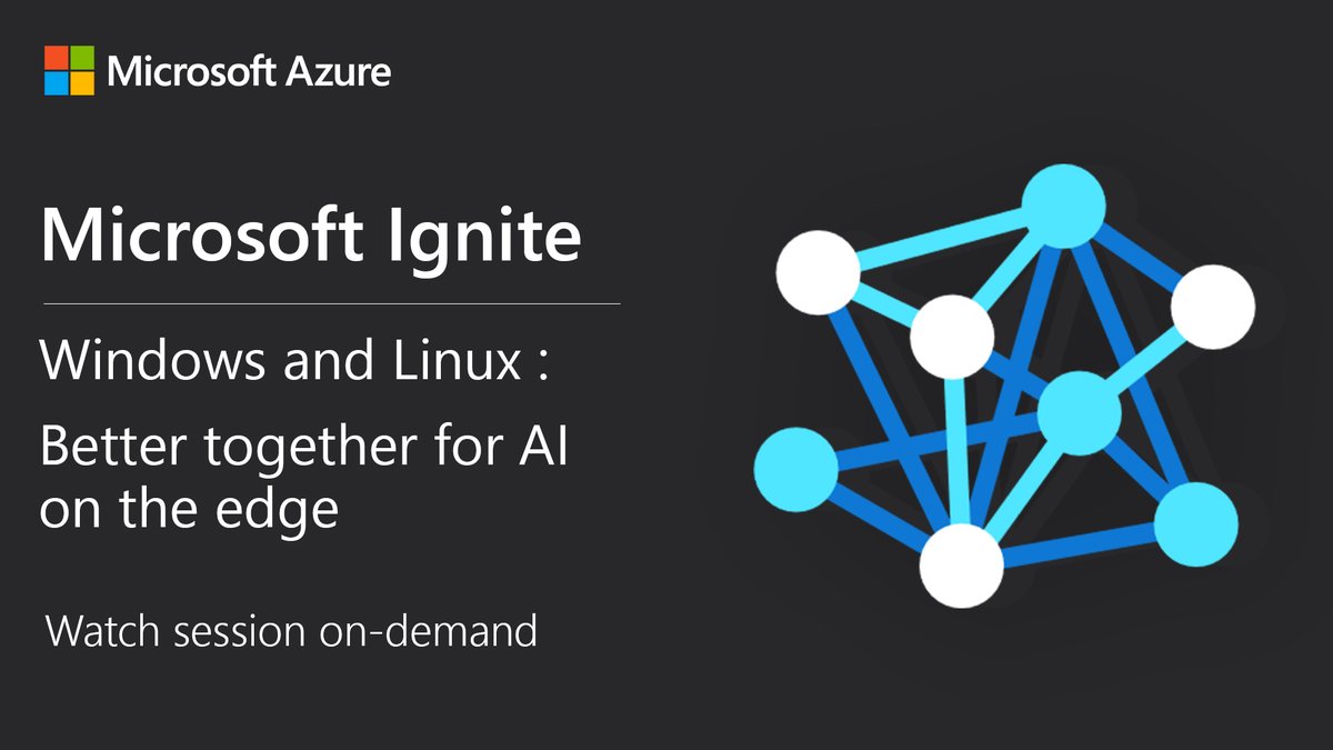MSIoTDevs's tweet photo. EFLOW is helping bring cloud connected Linux containers to production Windows IoT deployments. And together, Windows and Linux, are helping creating a better AI on the edge experience. Watch the #MSIgnite session. https://t.co/L24TYGh8yS #AzureIoT https://t.co/zIBBcbYbJu