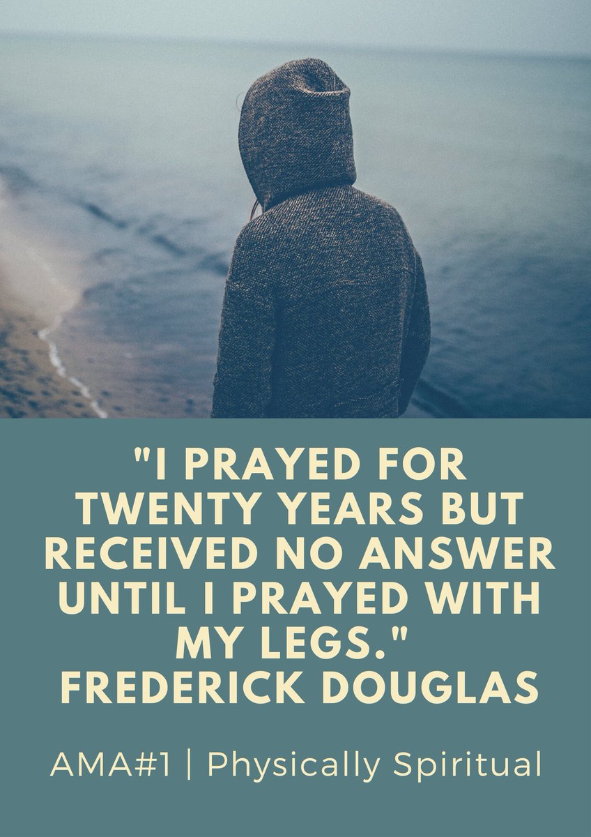 BecomingGift's tweet photo. "I prayed for twenty years but received no answer until I prayed with my legs." Frederick Douglas - AMA#1 | Physically Spiritual  #catholicpodcast #physicallyspiritual #catholicama
Show Notes - https://t.co/49PzKLhfhU
https://t.co/yC0Xc60Ddn https://t.co/LEfY6w29PX
