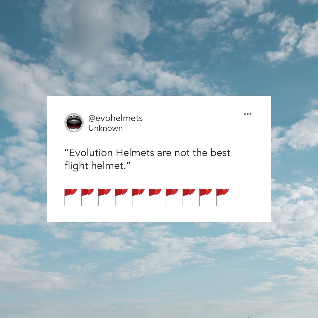 EvolutionHelmet's tweet image. Don’t ignore these red flags! 

#evolutionhelmets #evohelmets #evoseries