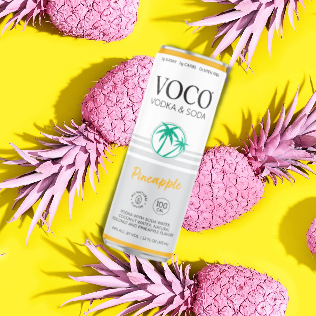 Made with a refreshing combination of real vodka, coconut water, soda water, and natural flavors, Voco Vodka Sodas are a preferred beverage for consumers searching for a healthier, pre-mixed canned cocktail.

Which flavor is your favorite?🍍

Let us know in the comments.