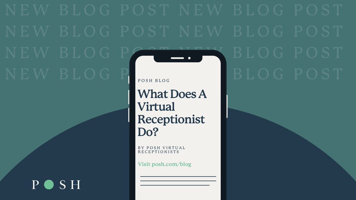 CallPosh's tweet image. A fresh Posh blog post is now live! Check out the new article here: ow.ly/akVb50GwkRp
#VirtualReceptionist #RemoteReceptionist #BusinessTips