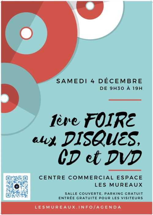 1ère Foire aux disques, CD et DVD au Centre Espace aux Mureaux
Cet événement est organisé par Les Mur'O disc, un espace de vente de disques et vinyles d'occasion porté par La Gerbe.
buff.ly/3CQc2TS