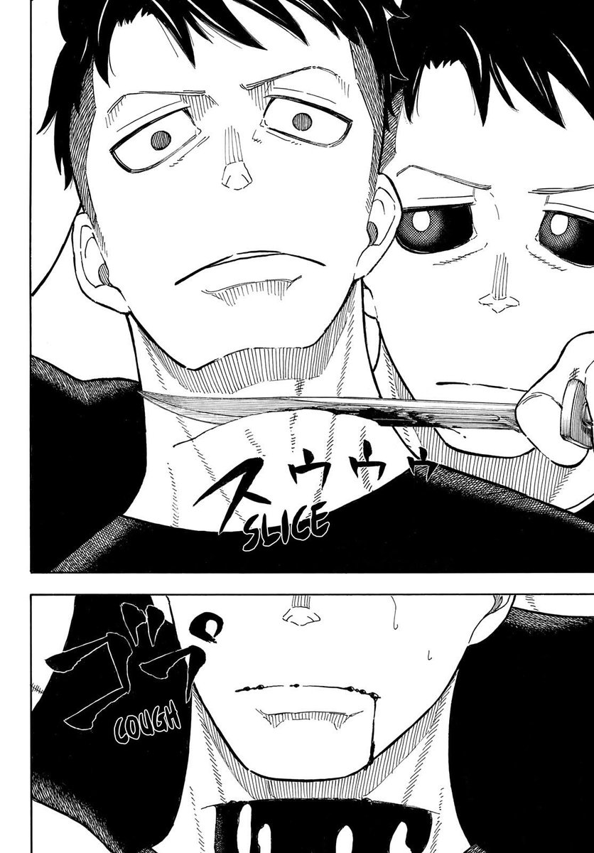 MangaCharge's tweet photo. Damn...
The positive, shining example of hope and perseverance gets cut down unceremoniously. I hope this isn't the end for him, but either way this will really lead to a dark change in the world
#FireForce
#FireForce290
#manga https://t.co/F05zfpA54Z