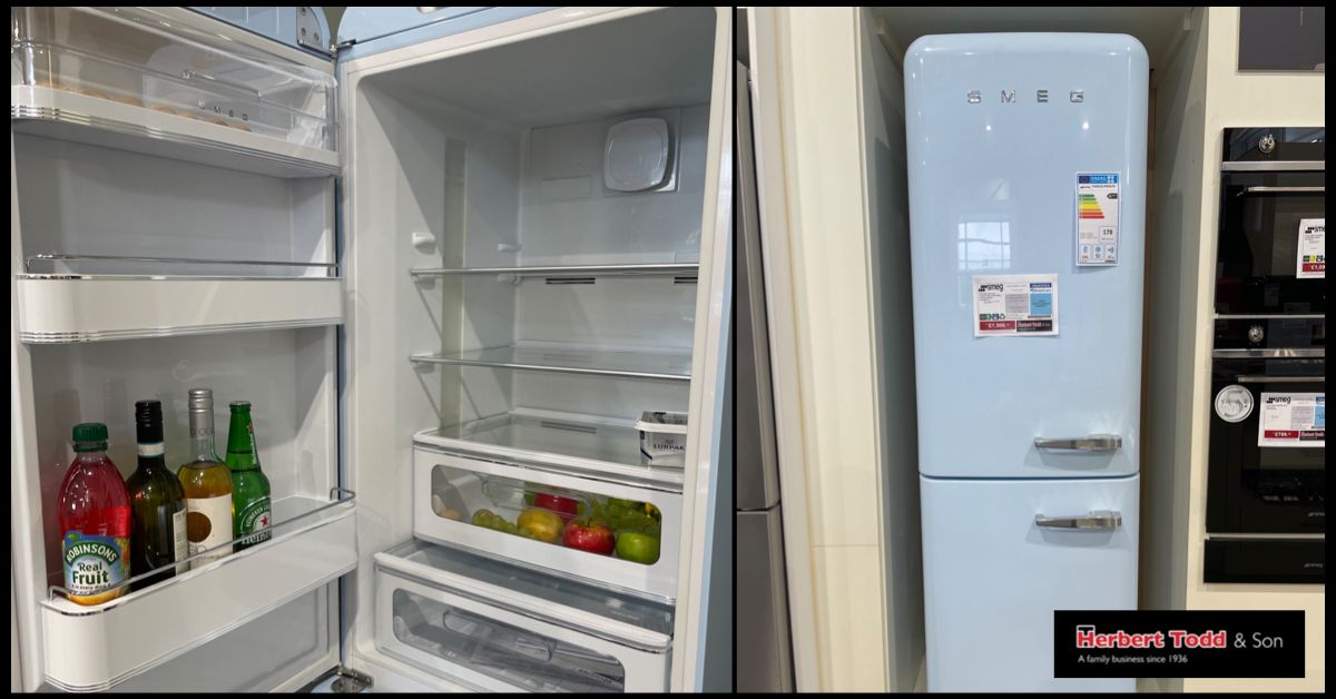 HerbertTodds's tweet photo. Loving this SMEG ‘no frost’ fridge freezer in pastel blue 😍

#appliances #smeguk #localexperts #kitchens #kitchendesign #kitchen #kitchenideas #kitchenrenovation #kitchenremodel #MonksCrossShopping #Acomb #delivery #BuiltinOvens #RangeCookers #pricematch https://t.co/X5r3doocpn
