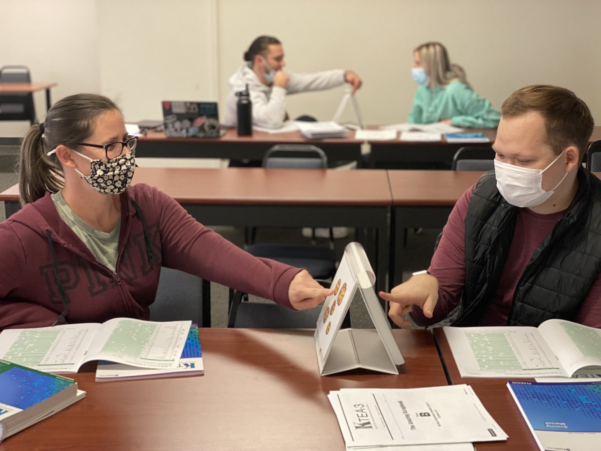 lu_education's tweet photo. In EDU 329, the students learned how to differentiate instruction and classroom tests. With the kind donation from the Conda Foundation, the students had the opportunity to explore various tests, administrate, grade, and interpret the data. 
#graywolfeducators #lourdesuniversity https://t.co/Pc1CsBNxAj