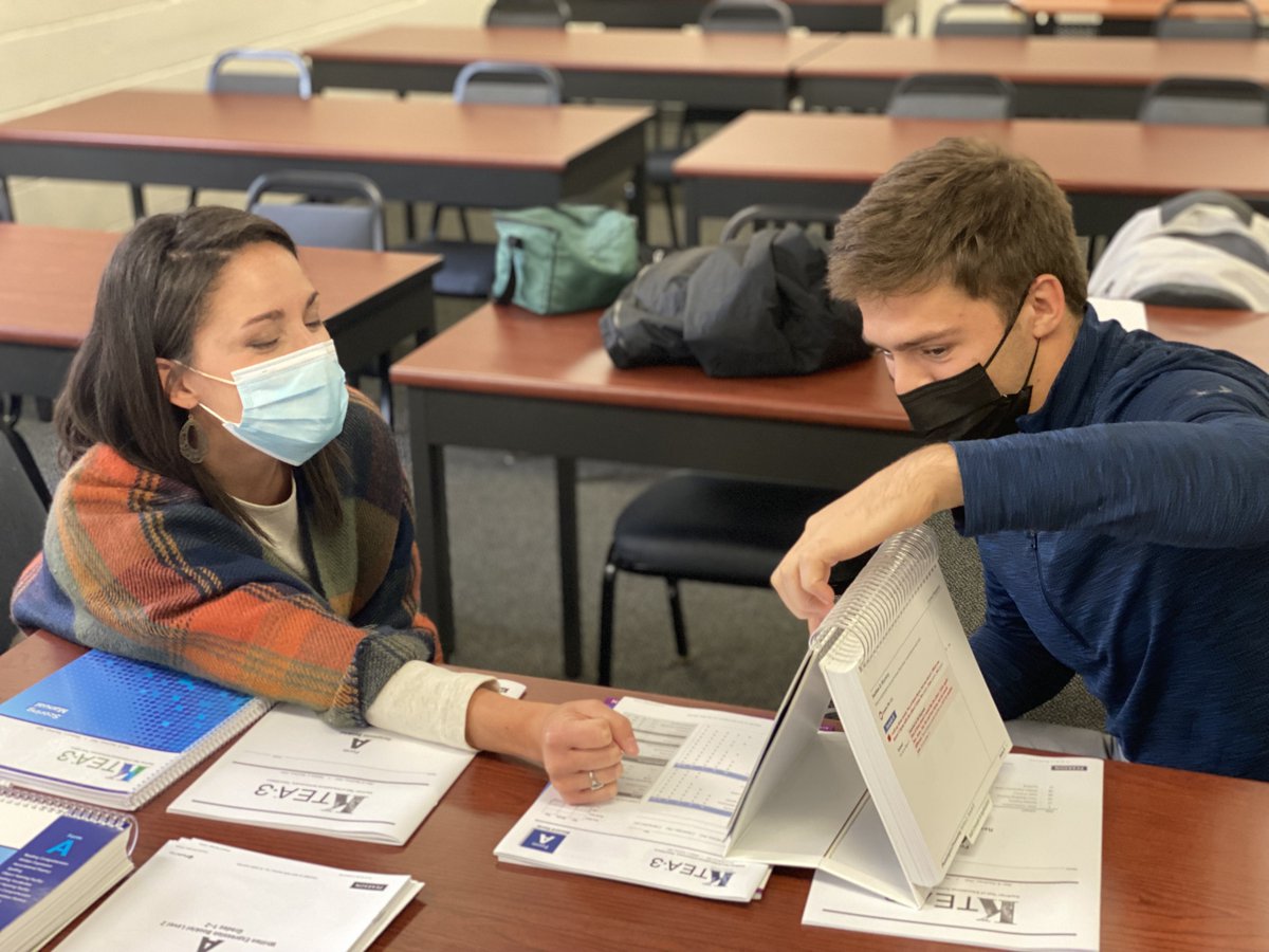 lu_education's tweet photo. In EDU 329, the students learned how to differentiate instruction and classroom tests. With the kind donation from the Conda Foundation, the students had the opportunity to explore various tests, administrate, grade, and interpret the data. 
#graywolfeducators #lourdesuniversity https://t.co/Pc1CsBNxAj