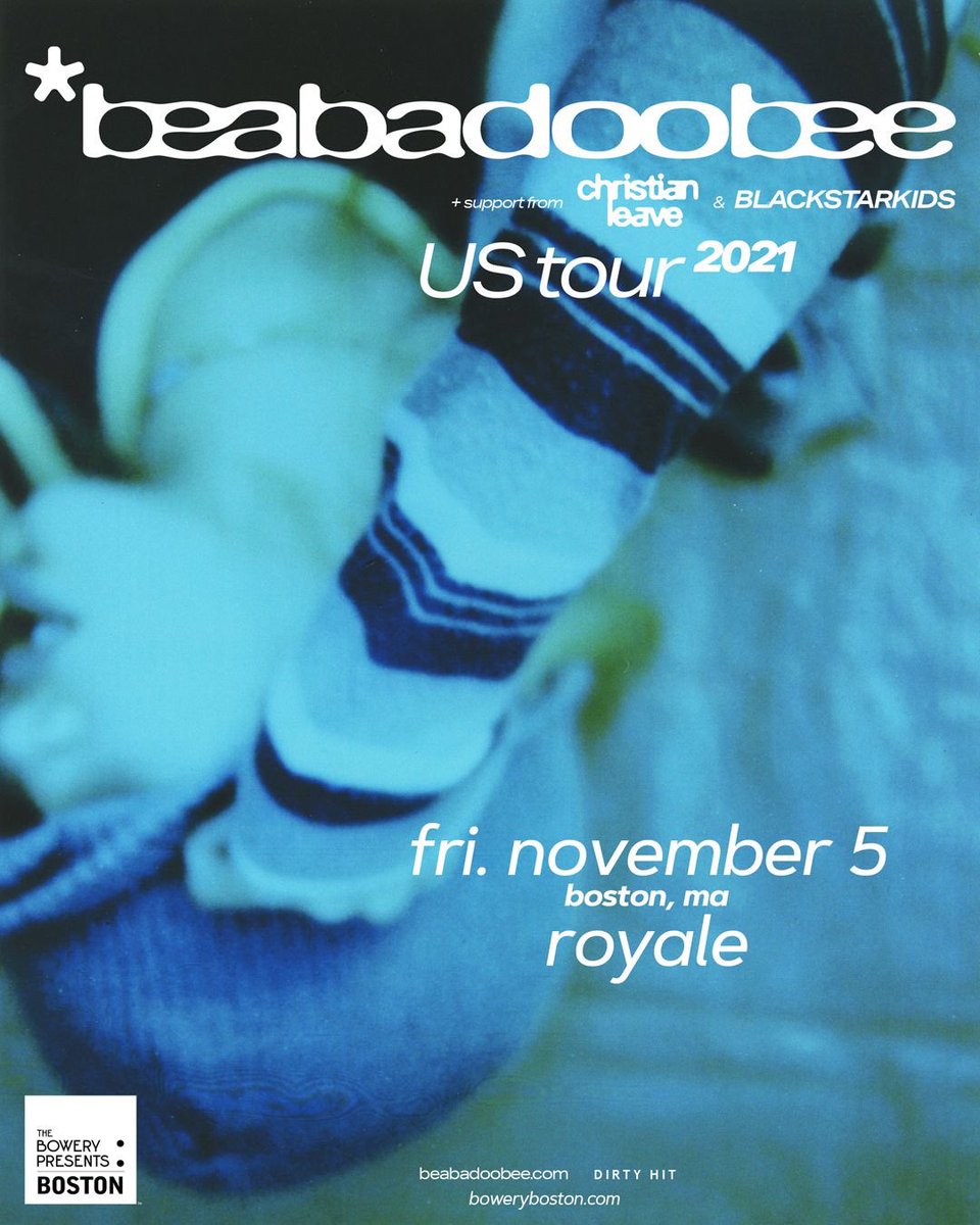 whrbtds's tweet photo. Enter to win 1 pair of tickets to @beabad00bee @blackstarkids at @royaleboston on Friday, Nov 5th! 

✨How to Enter✨Must complete all 3!
💫 RT this post
💫 Tag a friend in the quotes/replies! 
💫 Follow @whrbtds and @WHRB 

Winner will be picked today at 9 PM ET. All ages okay. https://t.co/EdUVn56XTh