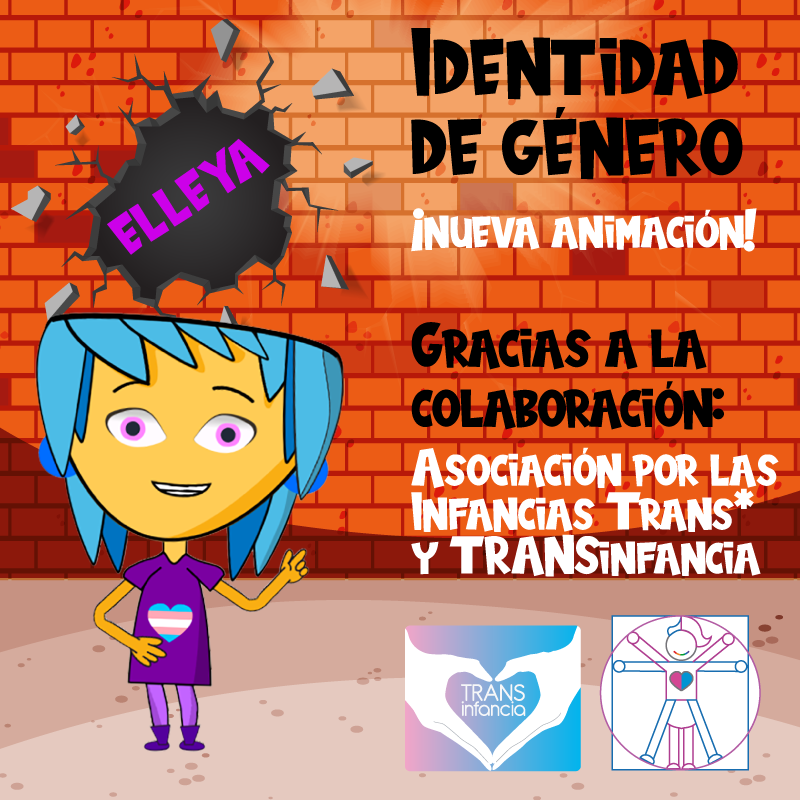 ElleyaMinuto's tweet photo. ¿Qué es la identidad de género?
¡Nueva animación!
Gracias ❣️@InfanciasTrans @TranSinfancia @v13_leticia @marce78rs @ArtemisaSarita por su colaboración❣️
https://t.co/5j1Vqc20fc https://t.co/pDT9FEJRrO