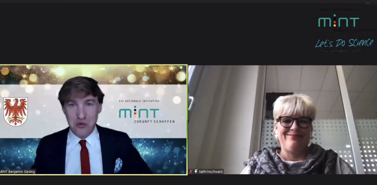 Grußwort unserer Chefin zur Ehrung der MINT-freundlichen Schulen und digitalen Schulen in Brandenburg bei und mit <a href="/MINT_Zukunft/">MINT Zukunft schaffen! @Mintzukunft@bildung.social</a> und <a href="/informatikradar/">Gesellschaft für Informatik e.V.</a> <a href="/bennigesing/">Benjamin Gesing</a> 👍😀🎈🏅 #mint #digitalebildung #lernenmachtspass #brandenburg #digitaleschule