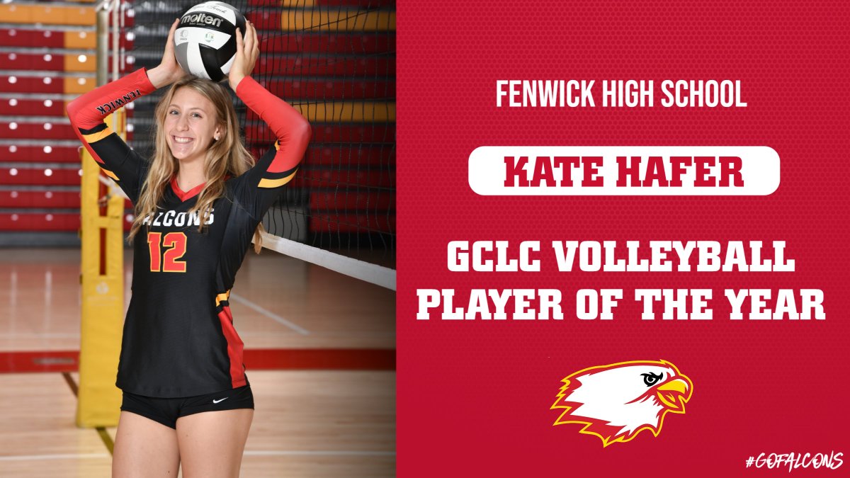 Congratulations to Kate Hafer for being named <a href="/gclcoedsports/">GCL Co-Ed League</a> Girls Volleyball Player of the Year! 

#GoFalcons