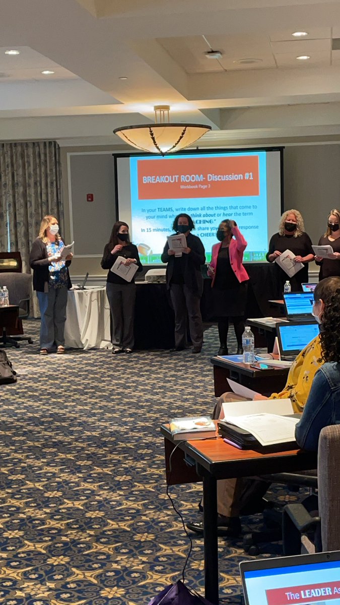 Cheering for coaching at VTSchoolLeaders@VTSchoolLeaders.