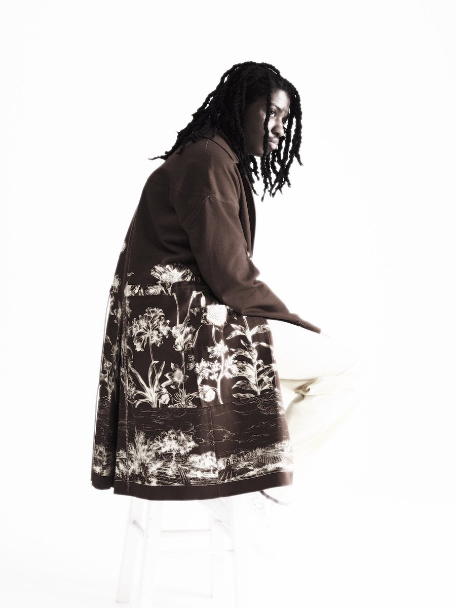 StreetFashion01's tweet photo. Sahbabii rocking Telfar, Margiela, Rick Owens and more for Office Magazine! (2021) https://t.co/anfmMze5Ke