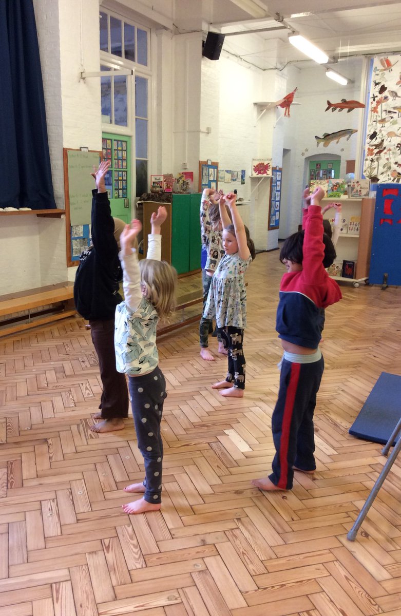 We really enjoyed PE today! We tried to jump up high and balance🤸🏽‍♂️