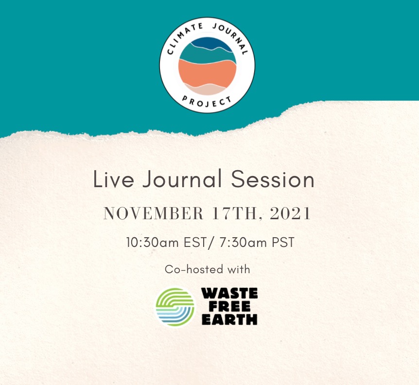 JOIN US  as we kick off our first fall Journal Circle co-hosted with <a href="/WasteFreeEarth/">Waste Free Earth</a>! 

RSVP: eventbrite.com/e/live-journal…