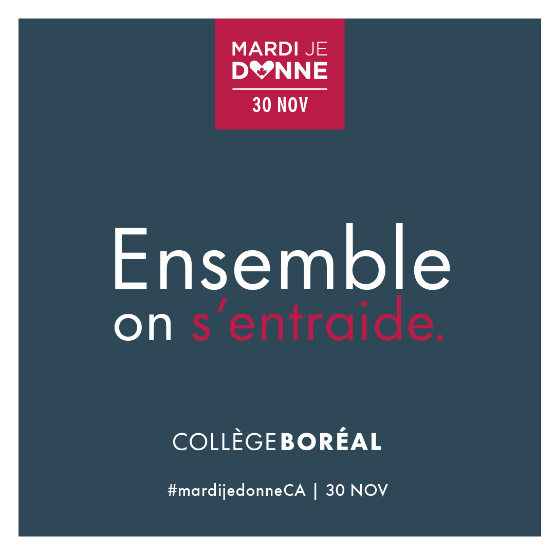 anciensboreal's tweet image. #Ensemble on s’entraide. Le 30 novembre faites une différence dans la vie d’une étudiante ou d’un étudiant!  ow.ly/HiF650GGlsW

#togetherwehelp. On November 30th make a difference in a student’s life today!  ow.ly/7Sx850GGlsU