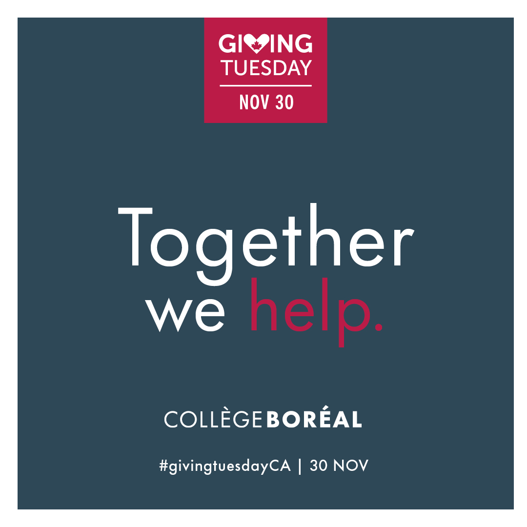 anciensboreal's tweet image. #Ensemble on s’entraide. Le 30 novembre faites une différence dans la vie d’une étudiante ou d’un étudiant!  ow.ly/HiF650GGlsW

#togetherwehelp. On November 30th make a difference in a student’s life today!  ow.ly/7Sx850GGlsU