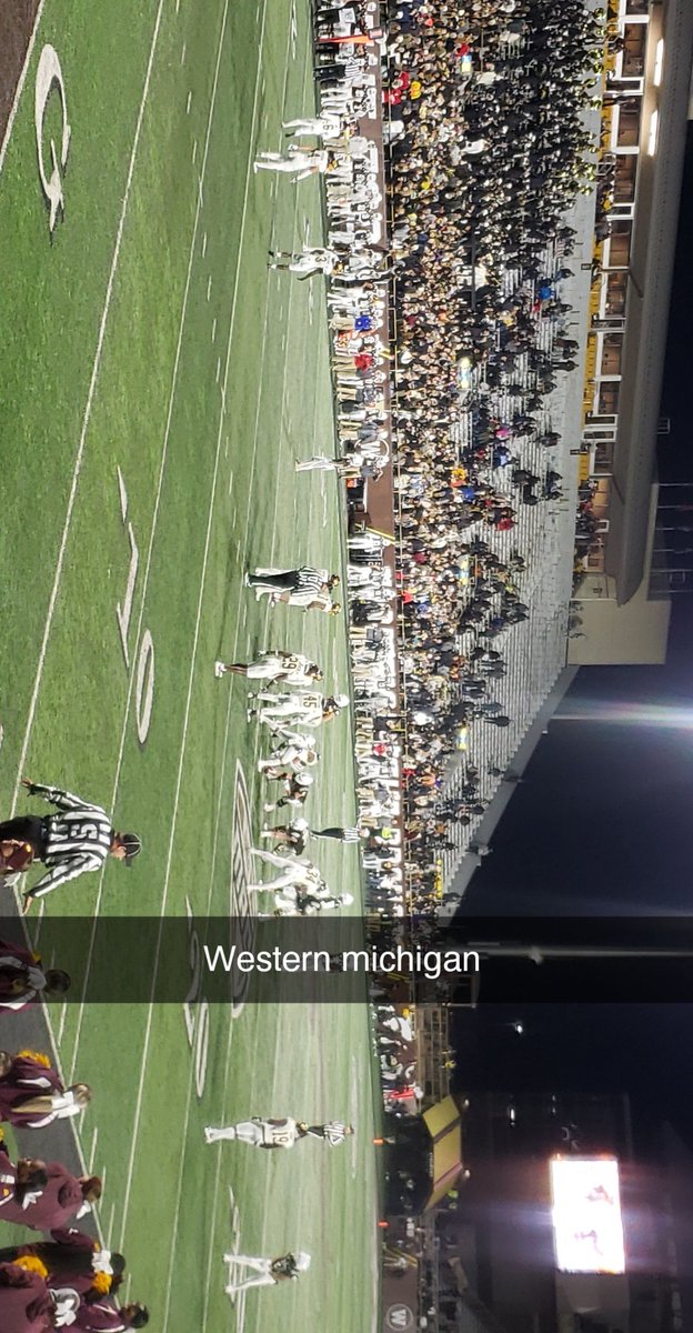FiddlesH's tweet photo. @TheColbyD Went to Waldo Stadium last night. First time there. Great venue for a good rivalry game. Atmosphere was solid and some of the seating is right next to the field. Fantastic time in K Zoo highly recommended this one. https://t.co/9jHf9PdxFM