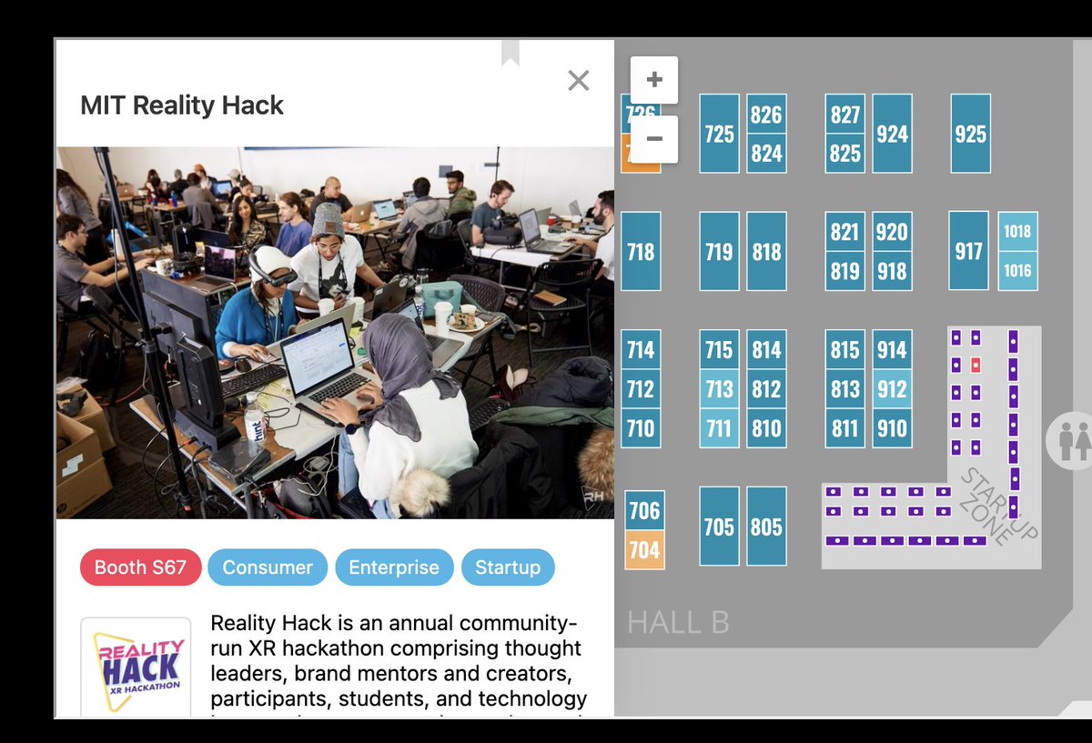Who's going to <a href="/ARealityEvent/">AWE</a> next week!? We can't wait to attend our first AWE! 🥳🥳

We'll have members of our org team present to showcase Reality Hack. Stop by our booth during the expo or find one of our org team members around the conference for a chat!

 #AWE2021
