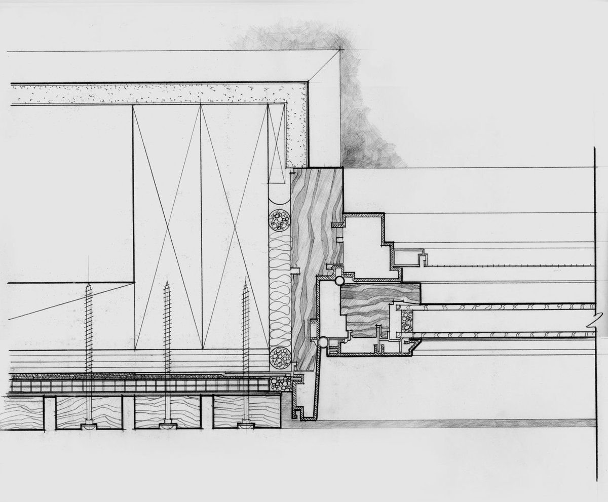 ArchitectMM's tweet photo. We also use sketching to describe and understand details. Sometimes, this is a quick sketch in a notebook to figure out how you want two pieces of wood to come together, but other times it’s a more extensive process. https://t.co/utJYj6fxir #sketching #designisinthedetails https://t.co/hRGcAkmSG9